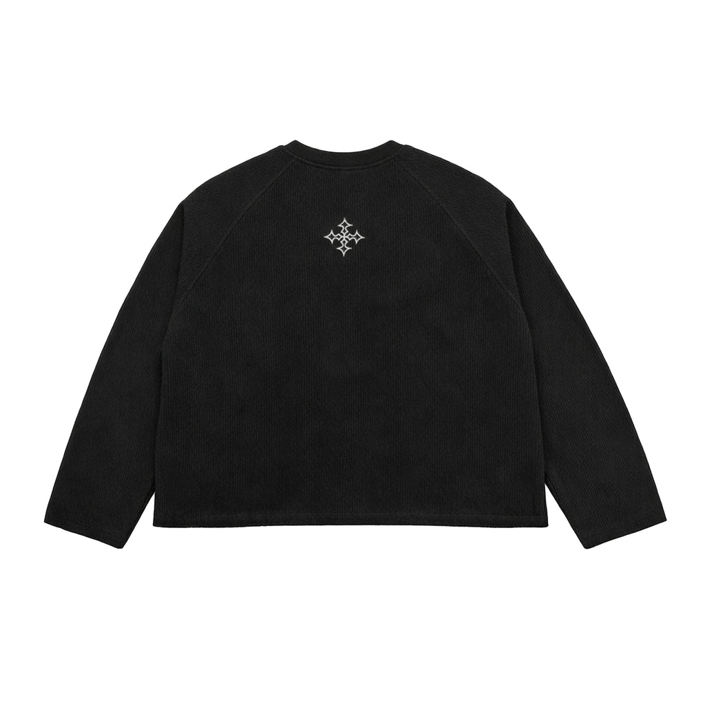R for Reign Waffle Crewneck